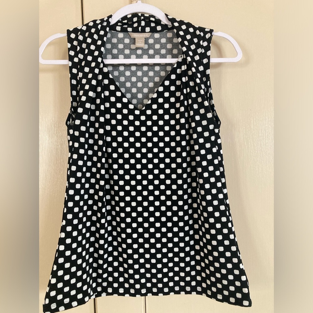 Banana Republic Dress Tank SP Black/Cream